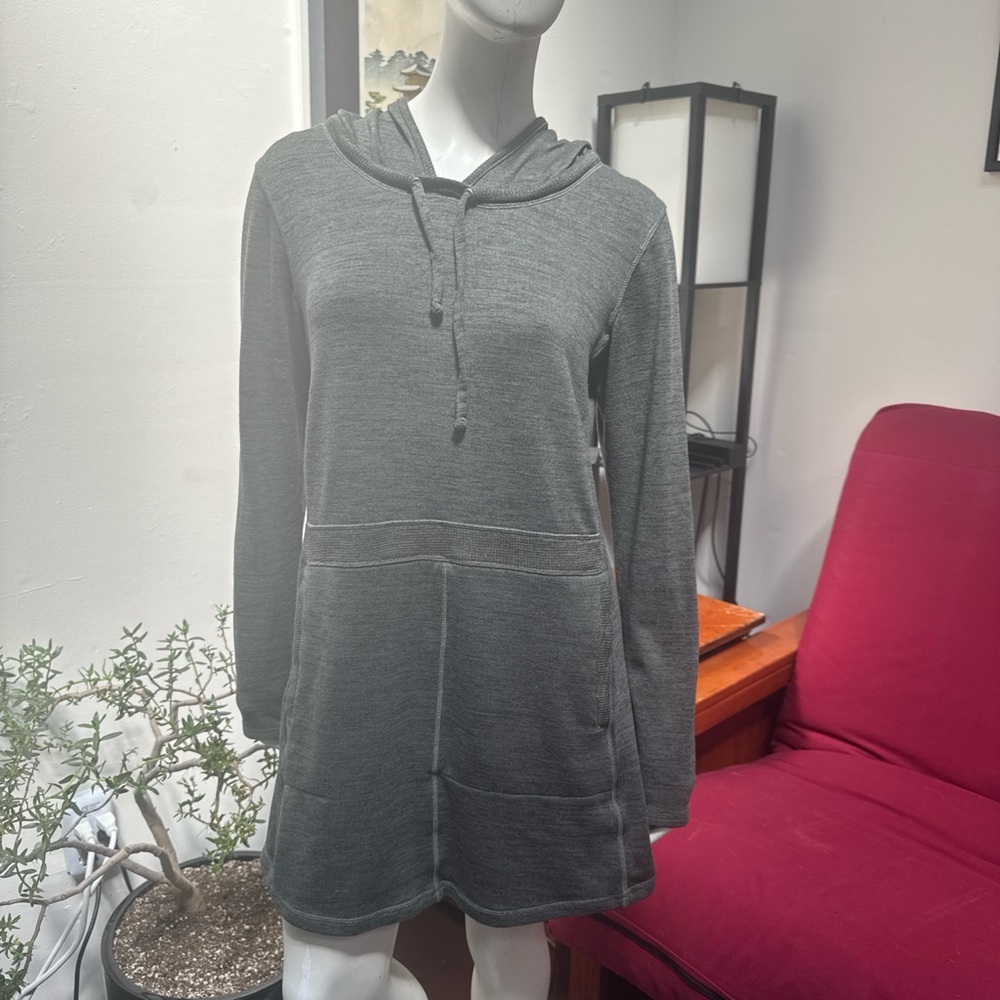 90 Degree By Reflex Gray Hoodie Sweatshirt